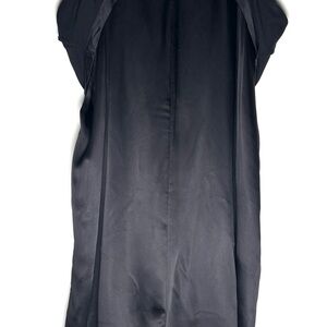 Vintage Maison Margiela Black Silk Dress | 2000s Minimalist Designer Shift